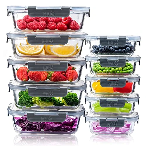 Oferta limitada: Igluu Meal Prep Recipientes de Cristal (Set de 10) – 370 & 1050ml de 53.95 € a 48.67 € (ahorro 10%)