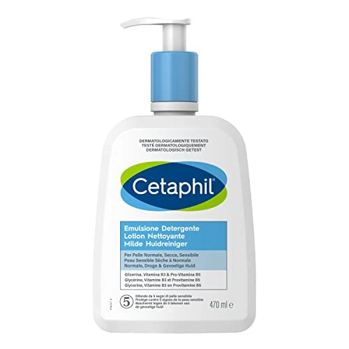 Limited offer: Cetaphil, Fluid Cleansing Emulsion, Moisturising Face and Body Cream for Sensitive, Dry and Tolerant Skin - Fragrance Free - 470 ml from 21.06 EUR to 21.06 EUR (save 0%)