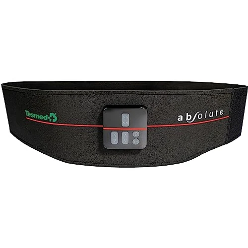 Offre limitée : TESMED Absolute Ceinture Abdominale, entraînement Abdominal EMS, electrostimulateur Musculaire Bado centraux et latéraux, Unisexe, Rechargeable, Made in Italy de 148.75 EUR à 119.00 EUR (remise 20%)