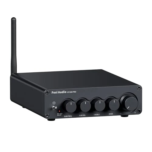 Offre limitée : Fosi Audio BT30D Pro Mini Amplificateur Bluetooth Hi-FI avec TPA3255, 165 W x2 + 350 W Ampli de Caisson de Basses 2.1CH, pour Haut-Parleurs d'étagère d'Extérieur, Caissons de Basses de 110.49 € à 129.99 € (-17.65% de remise)