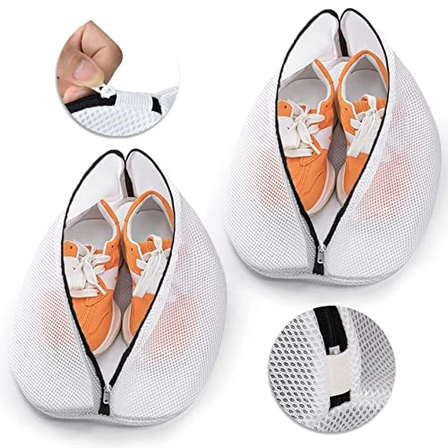 Tijdelijke aanbieding: Dmjia® Wasserij Net Schoenen, 2 Stuks, Waszak Zak Wasmachine met Rits (38 x 21 x 23 cm), Voor Sneakers, Sokken van 10.99 € naar 9.34 € (15% korting)