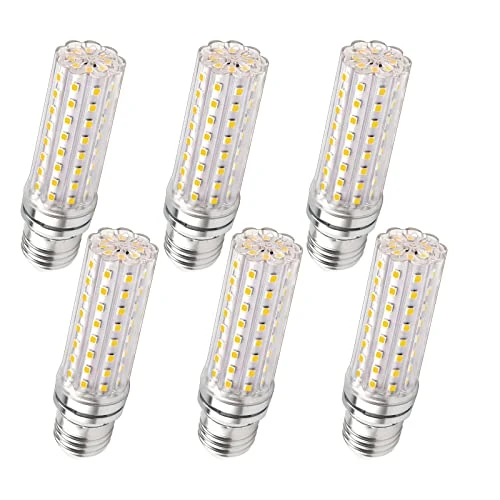 Oferta limitada: Bombilla LED Maiz E27 12W, 220-240V, No Regulable, 1200LM Blanco Cálido 3000K, Equivalente Bombilla Incandescente 100W, E27 LED Bombilla para Candelabro/Lámpara de Mesa/Lámpara de Pared, paquete de 6 de 18.99 € a 18.99 € (ahorro 0.00%)