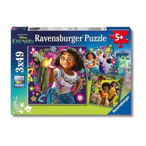 Offerta a tempo: Ravensburger - Encanto, Puzzle Bambini 5+ Anni, Con 3 Puzzle Da 49 Pezzi - 0.00% da 12.09 € a 12.09 €