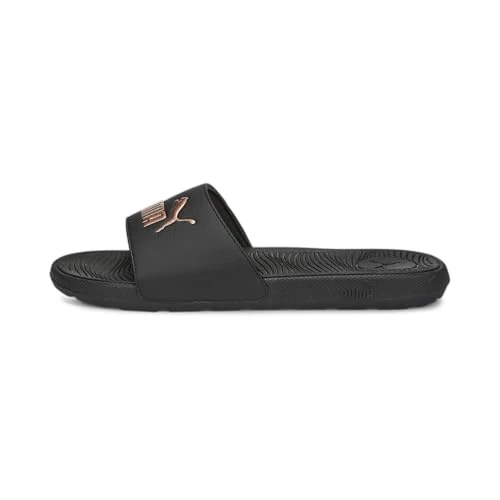 Limited-time offer: Puma Women Cool Cat 2.0 Wns Slide Sandals, Puma Black-Rose Gold, 3 UK from 24.00 £ to 20.58 £ (save 14%)