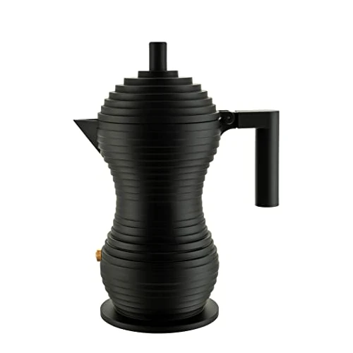 Zeitlich begrenztes Angebot: Alessi Pulcina MDL02/1 BB - Design-Espresso-Kaffeemaschine, aus Aluminiumguss mit Griff und Knopf aus PA, 1 Tasse, Schwarz von 78.00 € auf 74.74 € (4% Rabatt)