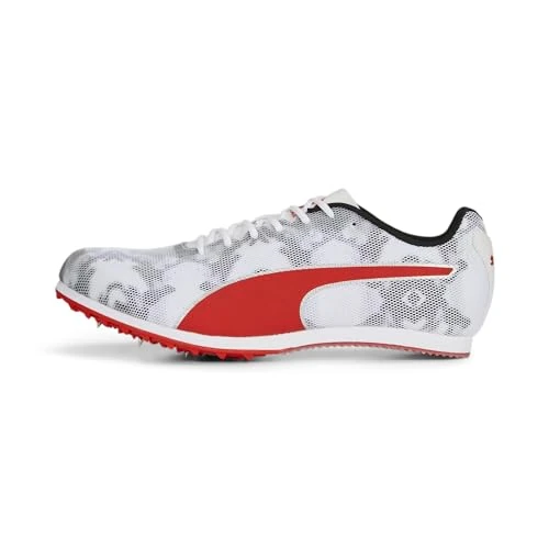 PUMA Men Evospeed Star 8 Scarpe da ginnastica, Puma Black Puma White Puma Red, 43 EU
