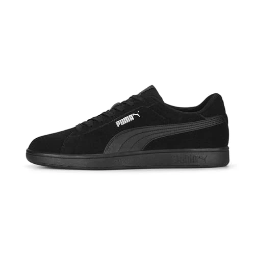 PUMA Unisex Smash 3.0 Baskets, Puma Black Puma Black Puma Silver, 37 EU