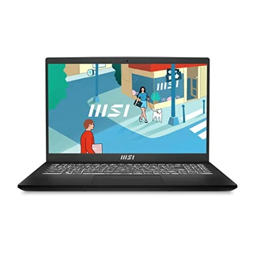 MSI Modern 15 B13M-448IT, Notebook 15,6 inch FHD 60 Hz, Intel i5-1335U, Inter Iris Xe, RAM 8 GB DDR4 3200 MHz, 512 GB SSDPCIe 3, WiFi 6, Win 11 Home, lay-out en ITA, zwart
