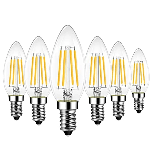 Limited-time offer: LVWIT 7W E14 Led Candle Bulb,Candle Bulbs Small Screw,E14 Led Light Bulb Warm White,E14 Light Bulb Screw,Hight 1055LM,2700K, Replaces 75W Equivalent,Not-Dimmable(Pack of 6) from 16.99 £ to 16.99 £ (save 0.00%)