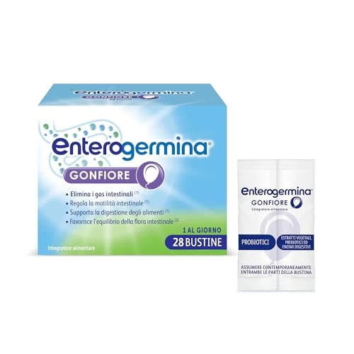 Offerta a tempo: Enterogermina Gonfiore - Fermenti Lattici Probiotici - 28 Bustine — 53% da 33,90 € a 15,90 €
