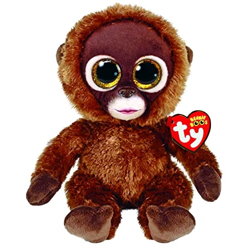 Limited offer: TY Chessie Monkey Beanie Boos Regular | Beanie Baby Soft Plush Toy | Collectible Cuddly Stuffed Teddy from 9.99 EUR to 7.90 EUR (save 21%)