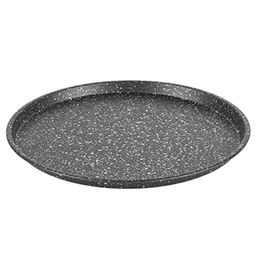 Limited-time offer: Salter Megastone Pizza Pan – 29 cm Non-Stick Perforated Crisper Tray, Large Oven Baking Tin for Pizzas, 12-Inch Round Durable Chip Tray, PFOA-Free, Oven Safe Up to 220°C, Strong Carbon Steel from 12.99 £ to 9.45 £ (save 27%)