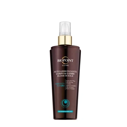 Offerta a tempo: Biopoint Solaire - Elisir di Sole, Siero Autoabbronzante, Azione Intensa e Antimacchie, Dona un'Abbronzatura Rapida, Illumina e Idrata la Pelle, Adatto a Ogni Tipo di Incarnato, Marrone - 44% da 15.90 € a 8.91 €