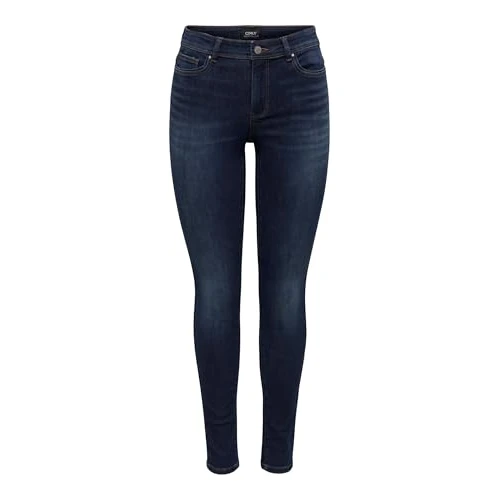 Offerta a tempo: ONLY Onlwauw Mid SK DNM Bj581 Noos, Jeans Donna, Dark Blue Denim, XL / 34L - 11% da 34.99 € a 30.99 €