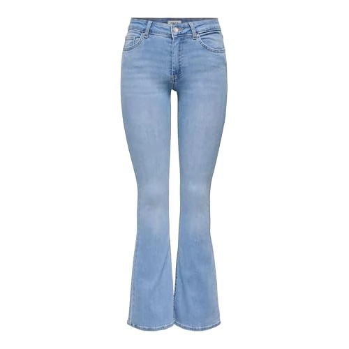 Tijdelijke aanbieding: Only Onlblush Mid Flared DNM TAI467 Jeans blauw W28L32 van 39.99 € naar 24.11 € (40% korting)