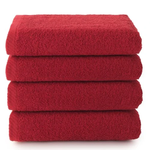 Oferta limitada: Top Towel – Toallas Cara/Bidé (4 Piezas): Toallas Baño Suaves y Absorbentes – Algodón 100%, 400 g/m², Sin Pelusa de 36.91 € a 4.96 € (ahorro 86.56%)