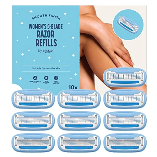 Limited-time offer: by Amazon Women's Razor 5-Blade Refills, Pack of 10 from 10.01 GBP to 8.50 GBP (save 15%)