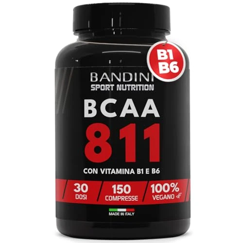 Offerta a tempo: Bandini® AMINOACIDI RAMIFICATI BCAA 8 1 1 | 150 Compresse Amminoacidi Fermentati con — 5% da 14,90 € a 14,15 €