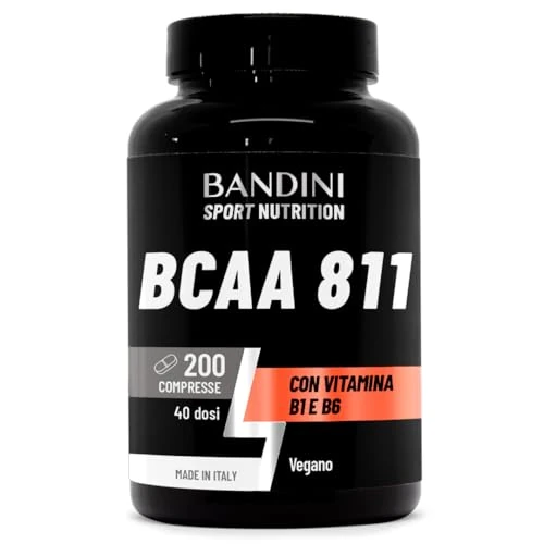 Oferta limitada: Bandini® AMINOÁCIDOS de cadena ramificada BCAA 8:1:1 | 200 comprimidos. Aminoácidos fermentados con vitaminas B1 y B6 | 8:1:1 con leucina, isoleucina y valina | Intra, pre y post entrenamiento de 16.90 € a 16.90 € (ahorro 0.00%)