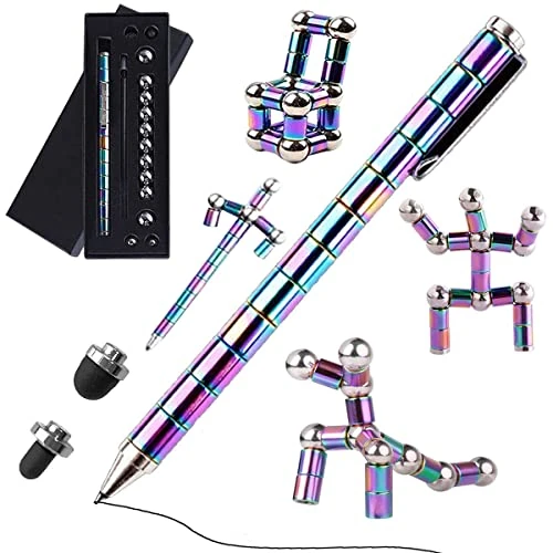 Oferta limitada: Magnetic Fidget Pen - Jet Strato Pen Magnetic Pen Crushmetric Pen Fidgi, regalo para amigos (arco iris) de 14.99 € a 14.99 € (ahorro 0.00%)