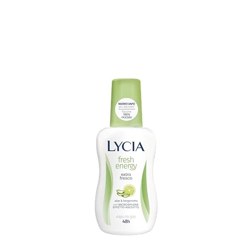 Lycia Fresh Energy Deodorant Antiperspirant Aloe Vera & Bergamot Vapo 75ml