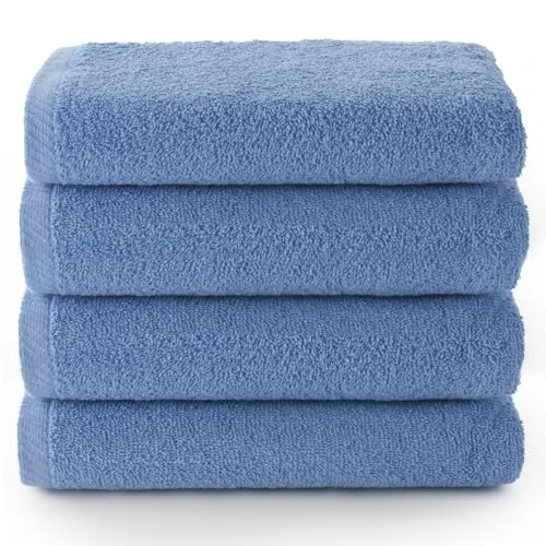 Oferta limitada: Top Towel – Toallas Cara/Bidé (4 Piezas): Toallas Baño Suaves y Absorbentes – Algodón 100%, 400 g/m², Sin Pelusa de 36.91 € a 4.96 € (ahorro 86.56%)