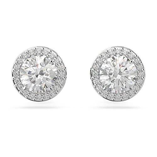 Oferta limitada: Swarovski Pendientes de botón Constella, Talla redonda, Pavé, Blancos, Baño de rodio de 99.00 EUR a 65.60 EUR (ahorro 34%)