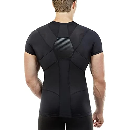 Limitiertes Angebot: Relaxsan Posture 4070-RP (Schwarz M) Haltungskorrektur Rücken Herren T-Shirt, Posture Corrector, Haltungstrainer, Atmungsaktiv von 149.95 EUR auf 113.96 EUR (Spare 24%)