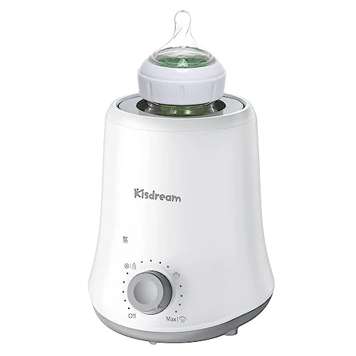 Bottle Warmer Baby Bottle Warmer Bottle Warmer Baby Trewing Warmer & Quick Food Heater for Breast and Following Milk, Precise Temperature Control, Suitable for All Baby Bottles (Light Grey)