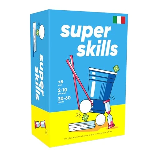Tijdelijke aanbieding: Super Skills - actiespel voor competitieve mensen - concurreer met je vrienden in 120 verschillende uitdagingen - puur plezier voor een familieavond of een feest met kinderen, jongeren en volwassenen van 46.18 € naar 46.18 € (0.00% 