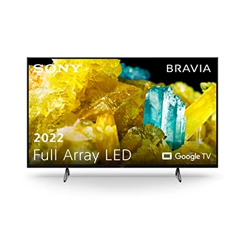 Sony BRAVIA XR XR-50X90S Téléviseur de 50 ", Full Array LED, 4K HDR 120 Hz, Google TV, Smart, Fonctionne avec Alexa, avec fonctionnalités PS5 Exclusives, HDMI 2.1, Menu de Jeu avec ALLM + VRR,