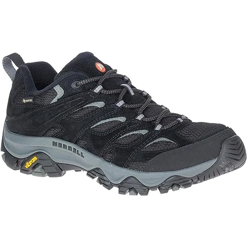 Merrell Moab 3 GTX, Zapato de Senderismo Hombre, Black/Grey, 41 EU