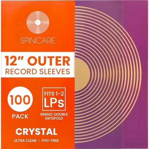 Oferta limitowana: SPINCARE 100x 12 Cali Crystal Zewnętrzne Koszulki na Płyty Winylowe z 103.90 zł na 103.90 zł (oszczędź 0.00%)