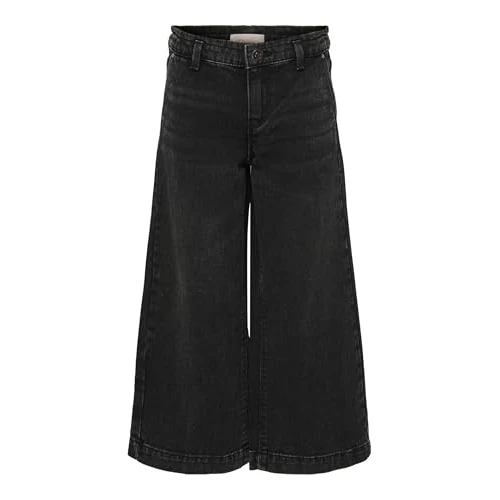 Limited-time offer: ONLY Kids Girls KOGCOMET Wide DNM PIM528 NOOS Pants, Washed Black, 164 from 22.00 GBP to 18.52 GBP (save 16%)