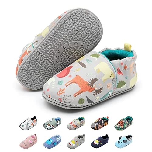 Limitiertes Angebot: YloveM Krabbelschuhe Baby Laufschuhe Jungen Mädchen Babyschuhe Mit Weicher Sohle für Kleinkinder Schuhe Neugeborene rutschfeste Babyhausschuh von 8.99 EUR auf 8.99 EUR (Spare 0%)