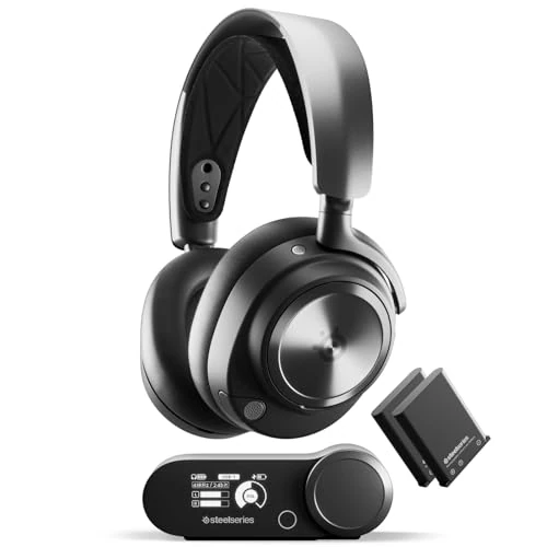 Offerta a tempo: SteelSeries Arctis Nova Pro - Cuffie da gaming wireless multi-sistema - Driver magnetici al neodimio - Cancellazione attiva del rumore - Infinity Power System -Mic ClearCast Gen 2 - PC,PS5,PS4,Mobile - 14% da 286.11 € a 246.99 €