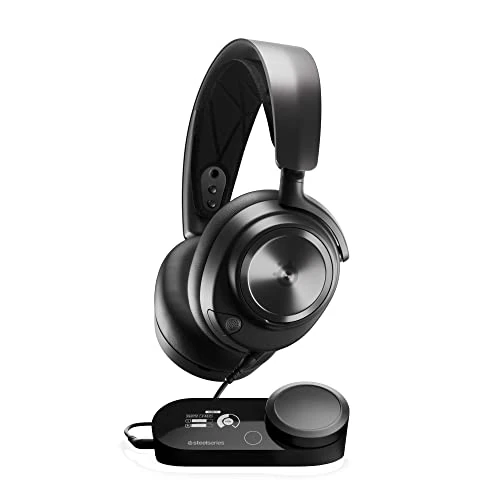 SteelSeries Arctis Nova Pro - Multi-System Gaming-Headset – PC, PS5, PS4, Switch 2 – Hi-Res Audio – 360° Surround-Sound – GameDAC Gen 2 – ClearCast Gen 2-Mikrofon