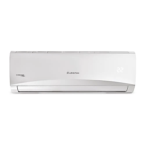 Ariston Prios R32 - Condizionatore 12000 Btu Monosplit, Climatizzatore 104x22x32,7 Silenzioso Compatibile con Kit Wifi Ariston - Aria Condizionata a Regolazione Autonoma e Filtro Antiodore Autopulente