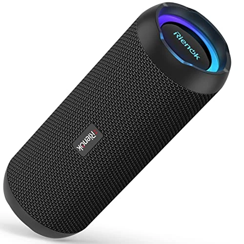 Limited-time offer: RIENOK Bluetooth Speaker 30W Wireless Speaker Portable Dual Pairing HD Stereo Sound IP67 Waterproof Bluetooth 5.0 Outdoor Sport Speaker from 32.99 GBP to 24.21 GBP (save 27%)