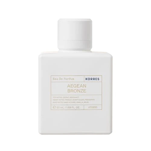 Oferta limitada: KORRES Aegean Bronze Eau de Parfum: fragancia veraniega con bergamota, ámbar cálido, vainilla y azúcar quemado, 50 ml de 44.50 € a 44.50 € (ahorro 0.00%)