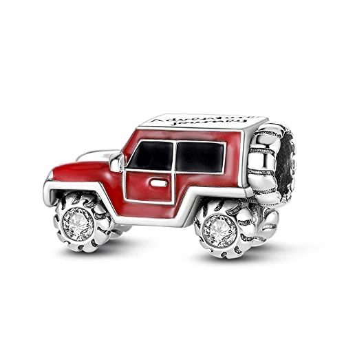 Pandach Charms Abalorios Colgantes Cuentas Plata de Ley 925 con Circonita Cúbica 5A Compatible Pulsera Europeo,Christmas Charms para Mujer Niña for Birthday