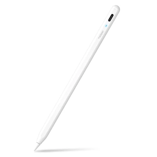 Metapen A8 Lápiz para iPad 2018-2025,Precisión de Píxeles y Baja Latencia Líder en la Industria,Ideal para Tomar Notas,Apple Pencil con iPad 11/10/9/8/7/6,Pro M4/11/12.9"/13",Air 3/4/5/M2/M3,Mini 5/6
