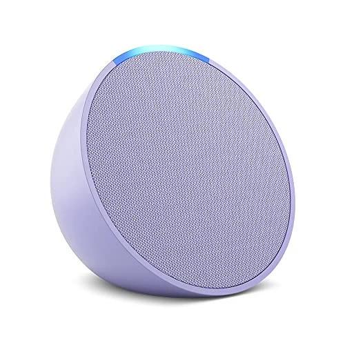 Echo Pop | Full sound compact Bluetooth smart speaker with Alexa | Lavender Bloom