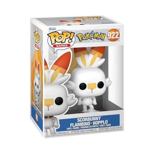 Limitiertes Angebot: Funko Pop! Games: Pokemon - Scorbunny - Hopplo - Vinyl-Sammelfigur - Geschenkidee - Offizielle Handelswaren - Spielzeug Für Kinder und Erwachsene - Video Games Fans - Modellfigur Für Sammler von 16.00 EUR auf 12.99 EUR (Spare 19%)
