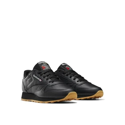 Offerta a tempo: Reebok Classic Leather, Scarpe da ginnastica Donna, CBLACK/PUGRY5/RBKG03, 35.5 EU - 0.00% da 66.97 € a 66.97 €