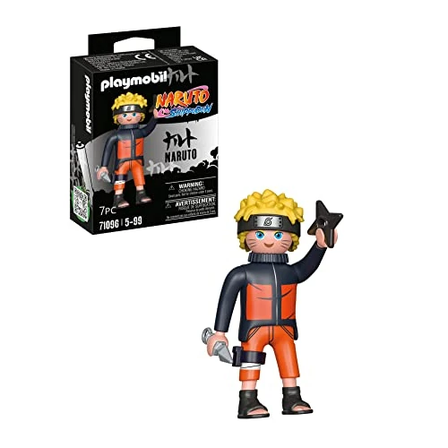 Oferta limitada: PLAYMOBIL Naruto Shippuden 71096 Naruto Uzumaki con Shuriken y Kunai, diversión de Juego Creativo para Fans del Anime con Grandes Detalles y Extras auténticos, Set de 7 Piezas, a Partir de 5 años de 9.95 € a 9.95 € (ahorro 0.00%)