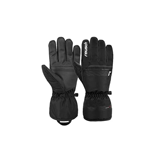 Limited-time offer: Reusch Men's Snow King Windproof and Extra Breathable Unisex Winter Gloves Finger Gloves Snow Gloves Ski Gloves Men Women Black/White 8.5 from 29.87 GBP to 29.87 GBP (save 0%)