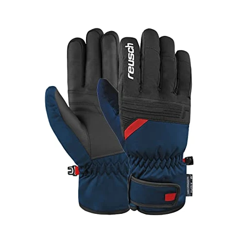 Reusch Baldo R-TEX XT Winddichte, wasserdichte, atmungsaktive und warme Unisex Winterhandschuhe Fingerhandschuhe Schneehandschuhe Skihandschuhe Herren Damen