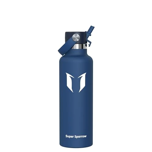 Oferta limitada: Super Sparrow Botella Agua Acero Inoxidable - Botellas Termica 750ml - Sin BPA - Termo Cantimplora con Pajita Vacío, para Deporte, Viaje, Escuela, Exterior, Oficina, Gimnasio de 18.95 EUR a 18.95 EUR (ahorro 0%)