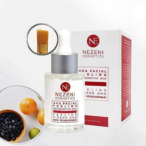 Offre limitée : Peeling chimique du visage AHA, PHA et PBHA | Peaux Sèches et/ou Sensibles | 6 acides naturels différents | Exfolie et lisse, réduit les imperfections | Nezeni Cosmetics - FAIBLE CONSERVATEURS de 9.99 € à 9.99 € (0.00% de remise)